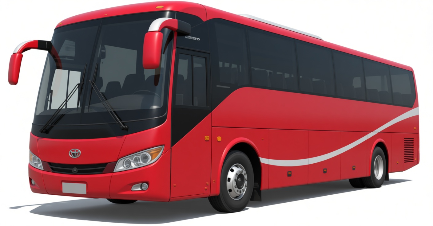 Toyota Coaster Bus Model free 3D printable STL