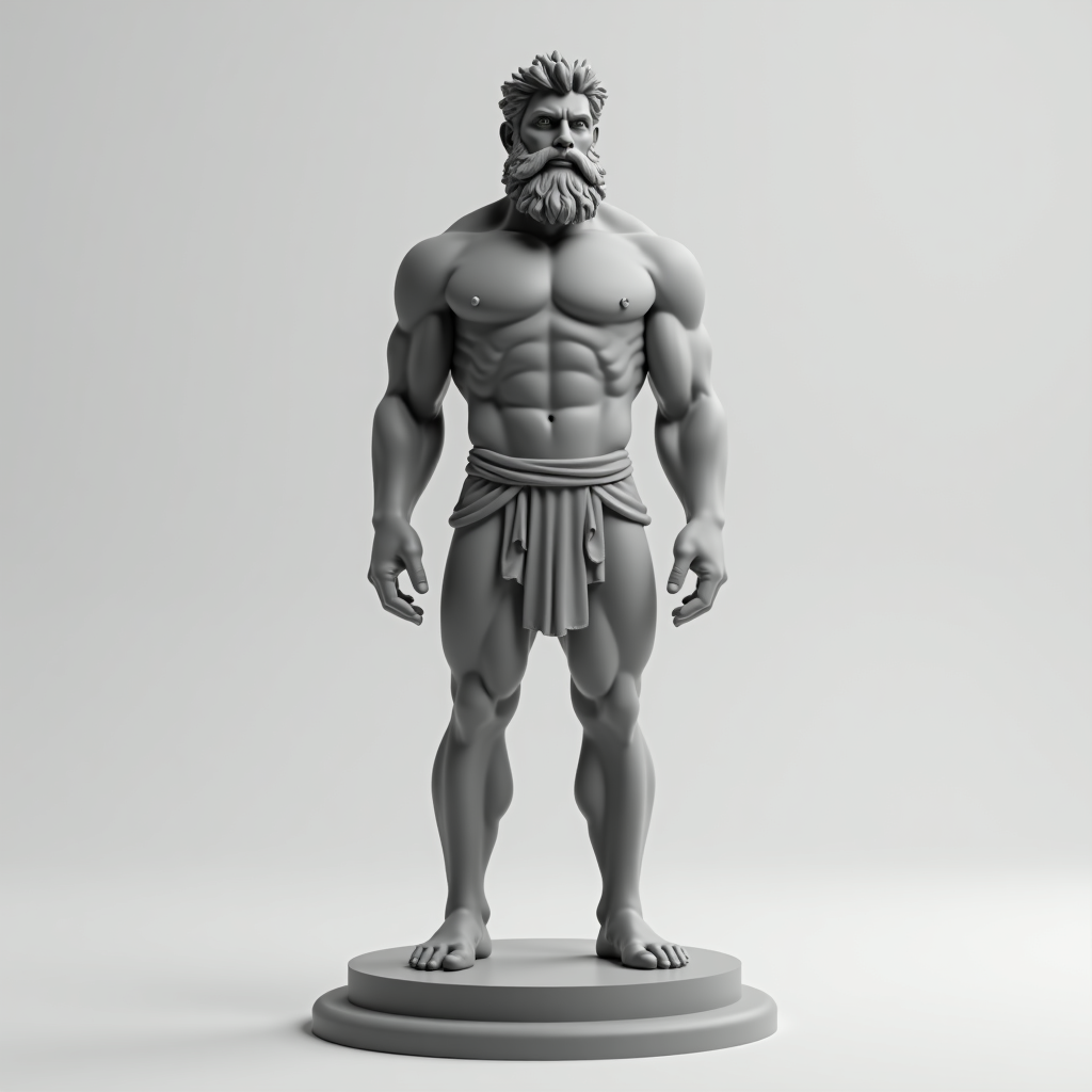 Hercules Mythical Figure free 3D printable STL