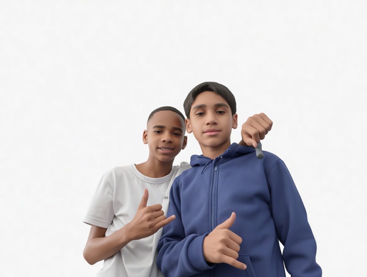 Two Boys 3D Model free 3D printable STL