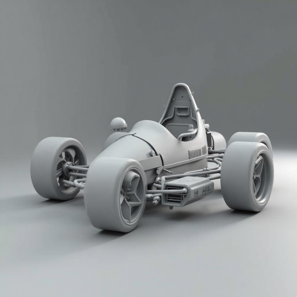 Sprint Car Model free 3D printable STL