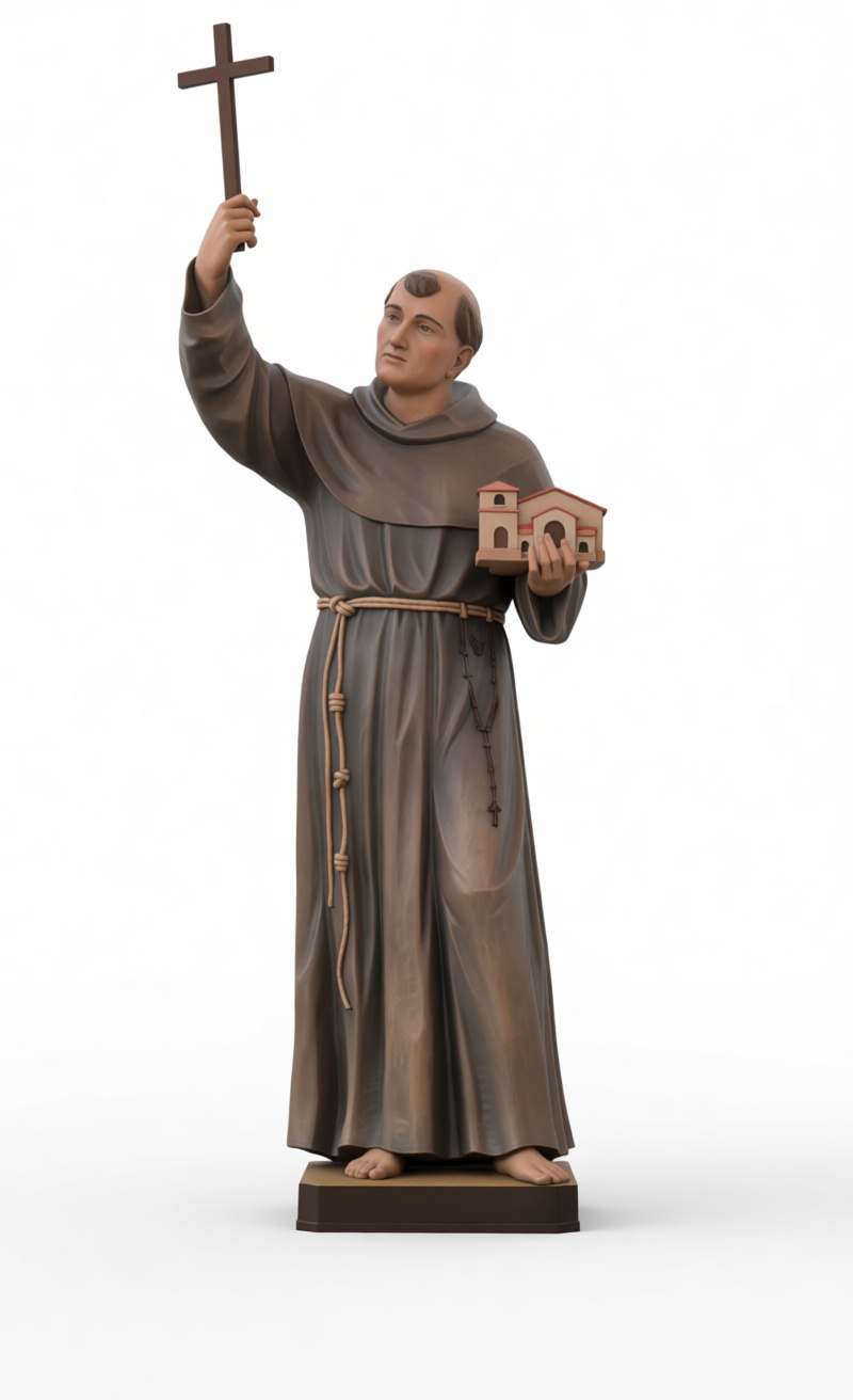 Saint Francis Statue free 3D printable STL
