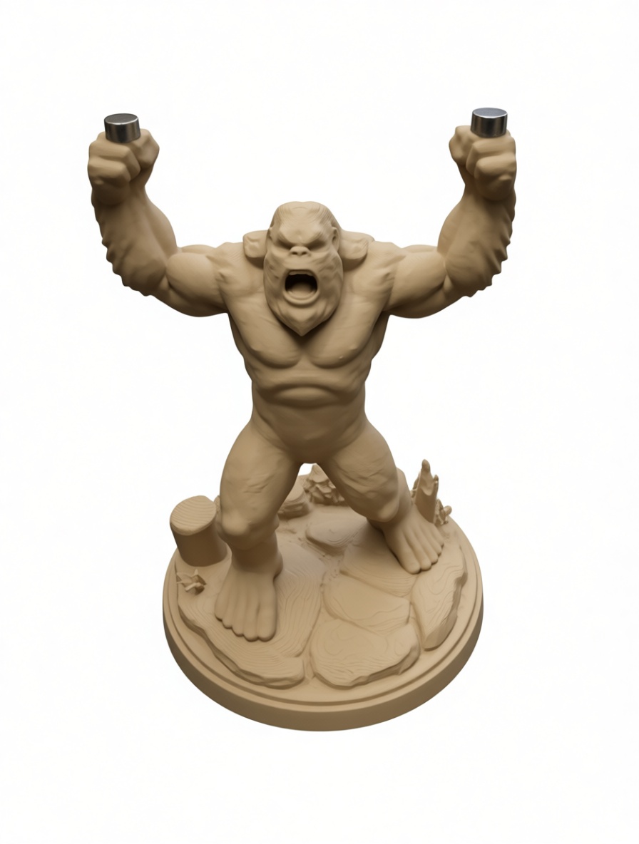 King Kong Figurine free 3D printable STL