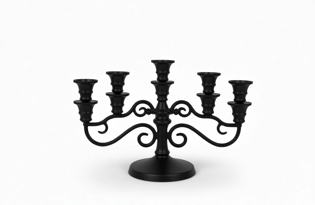 Baroque Candelabra Model free 3D printable STL