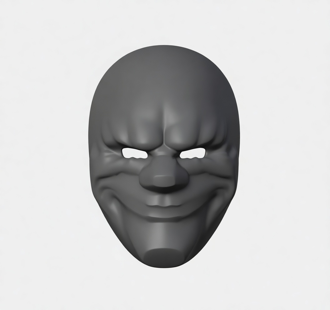 Joker Smile Mask free 3D printable STL