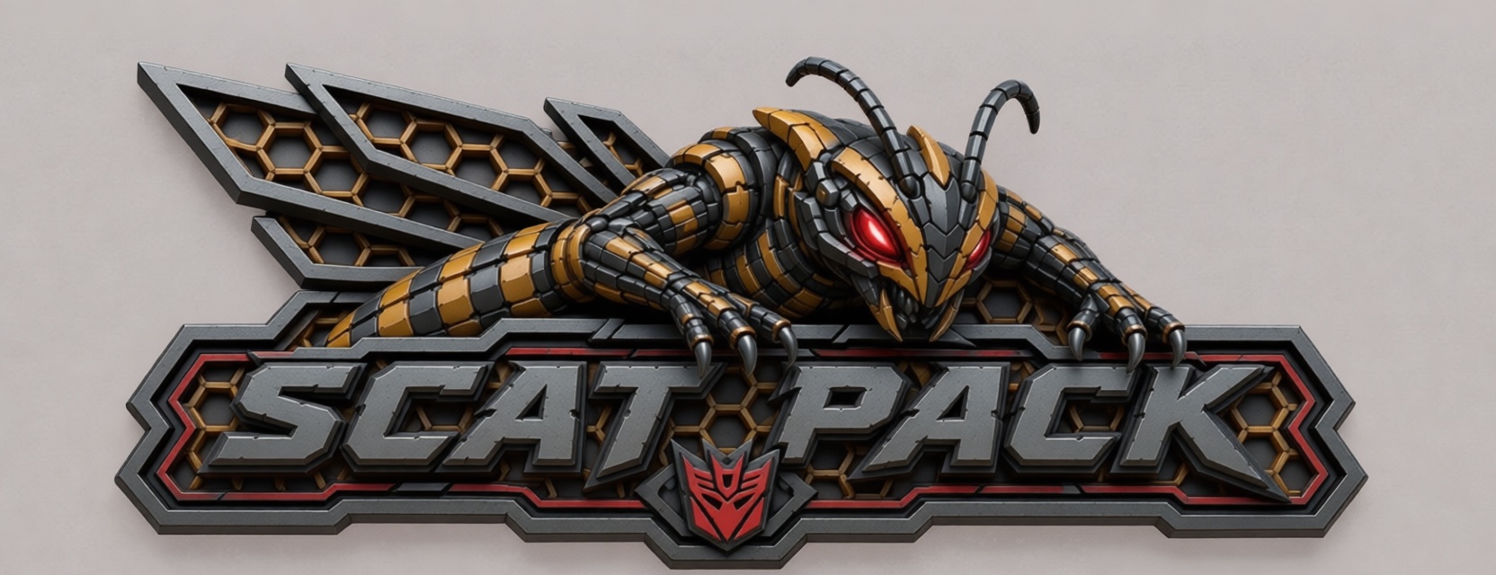 Scat Pack Emblem Sculpture free 3D printable STL
