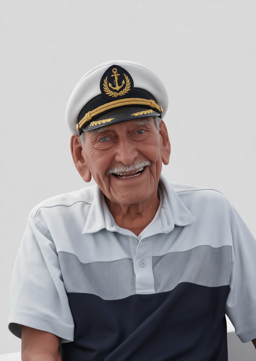 Old Sea Captain Bust free 3D printable STL