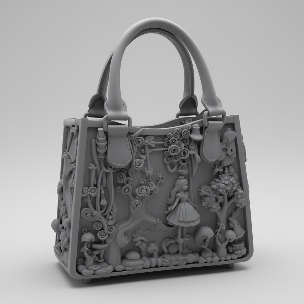 Alice Wonderland Bag free 3D printable STL