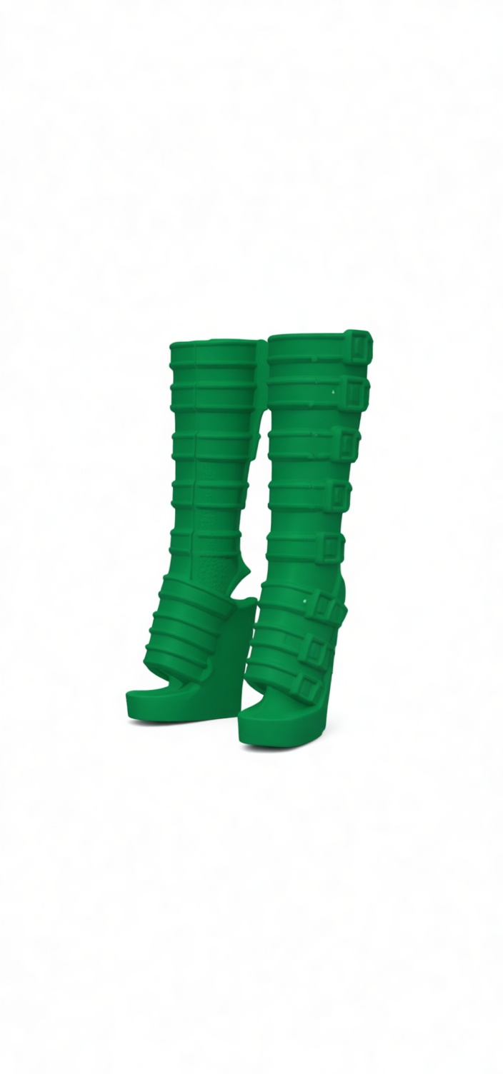 Strapped Knee-High Boots free 3D printable STL