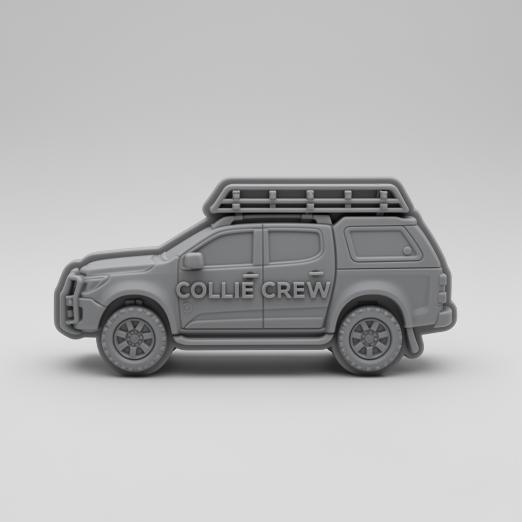 Holden Colorado Keychain free 3D printable STL