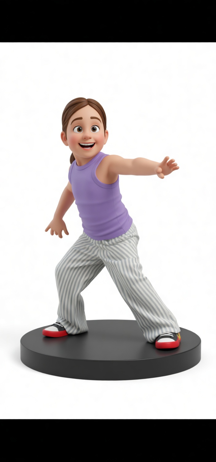 Girl Dancing Figurine free 3D printable STL