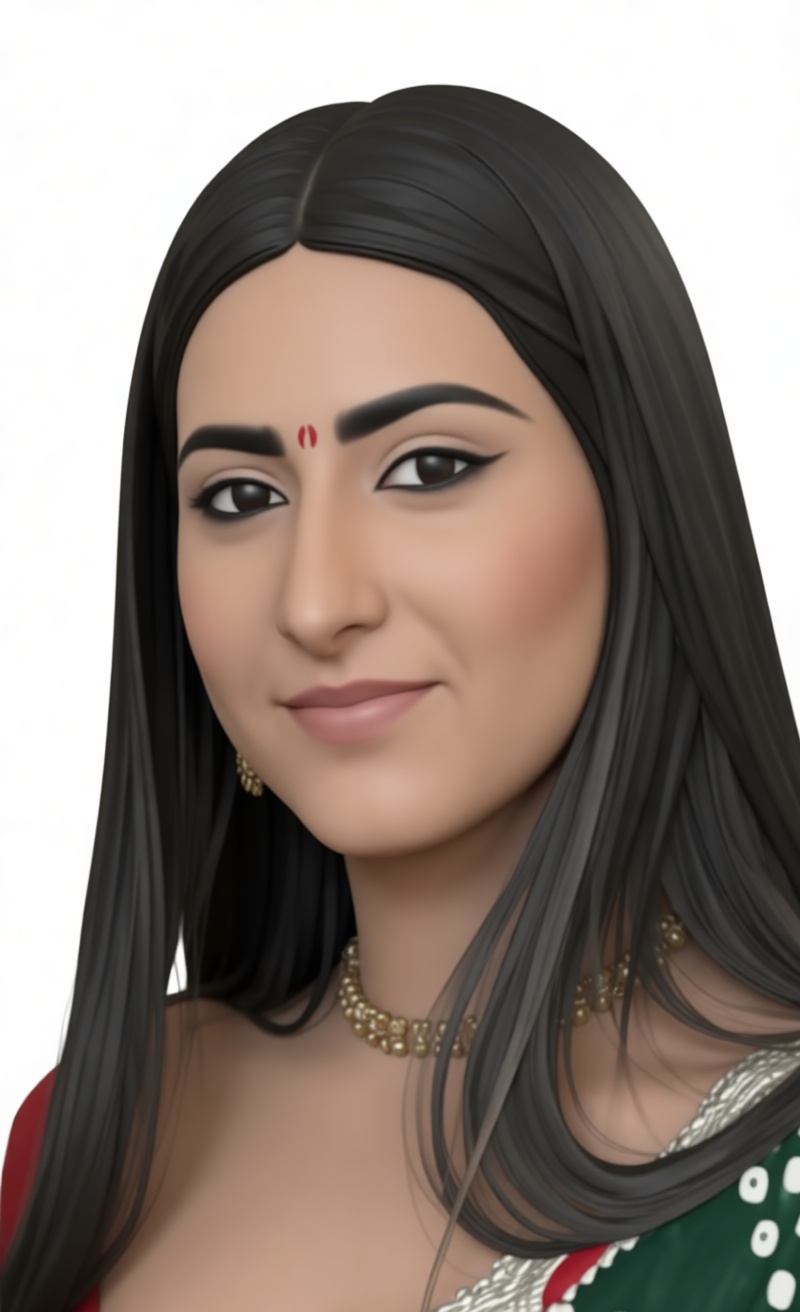 Indian Woman Bust free 3D printable STL