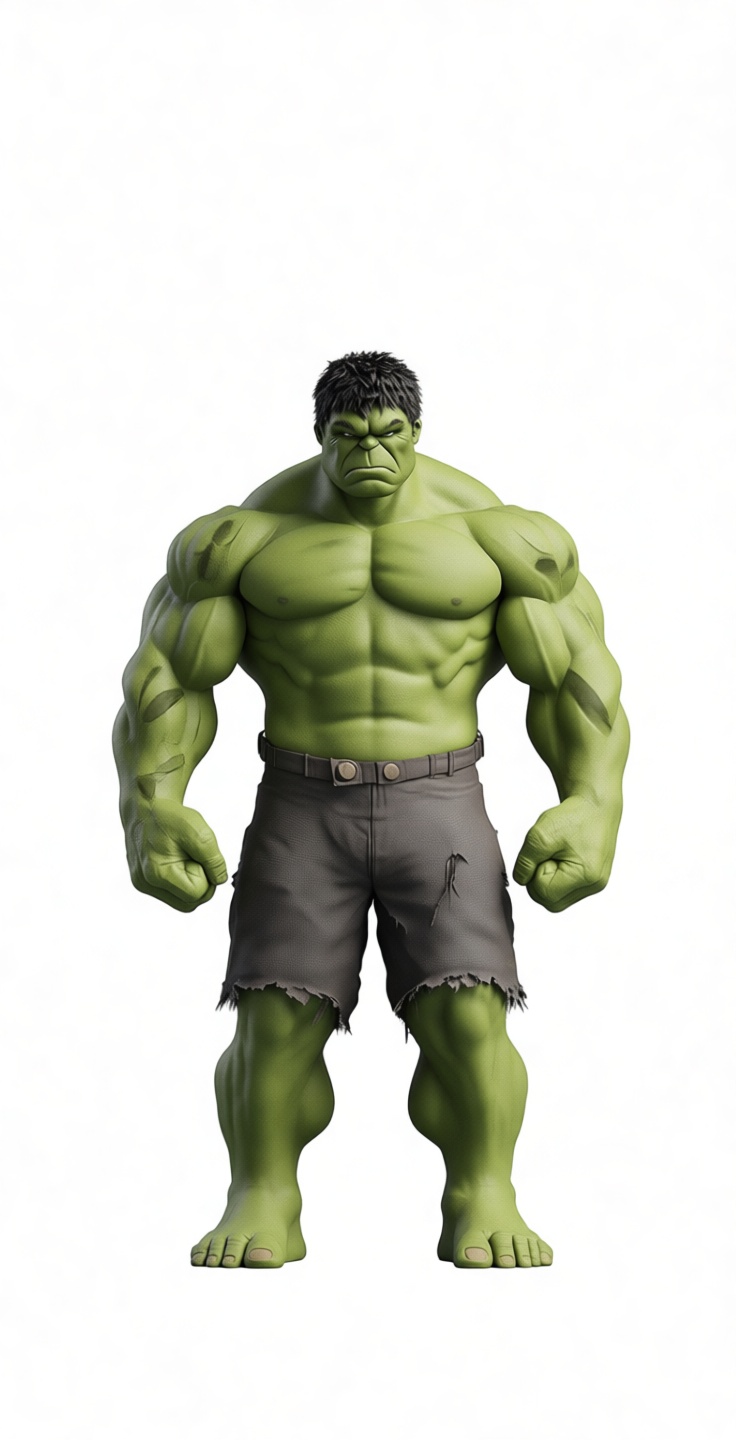 Hulk Figurine free 3D printable STL