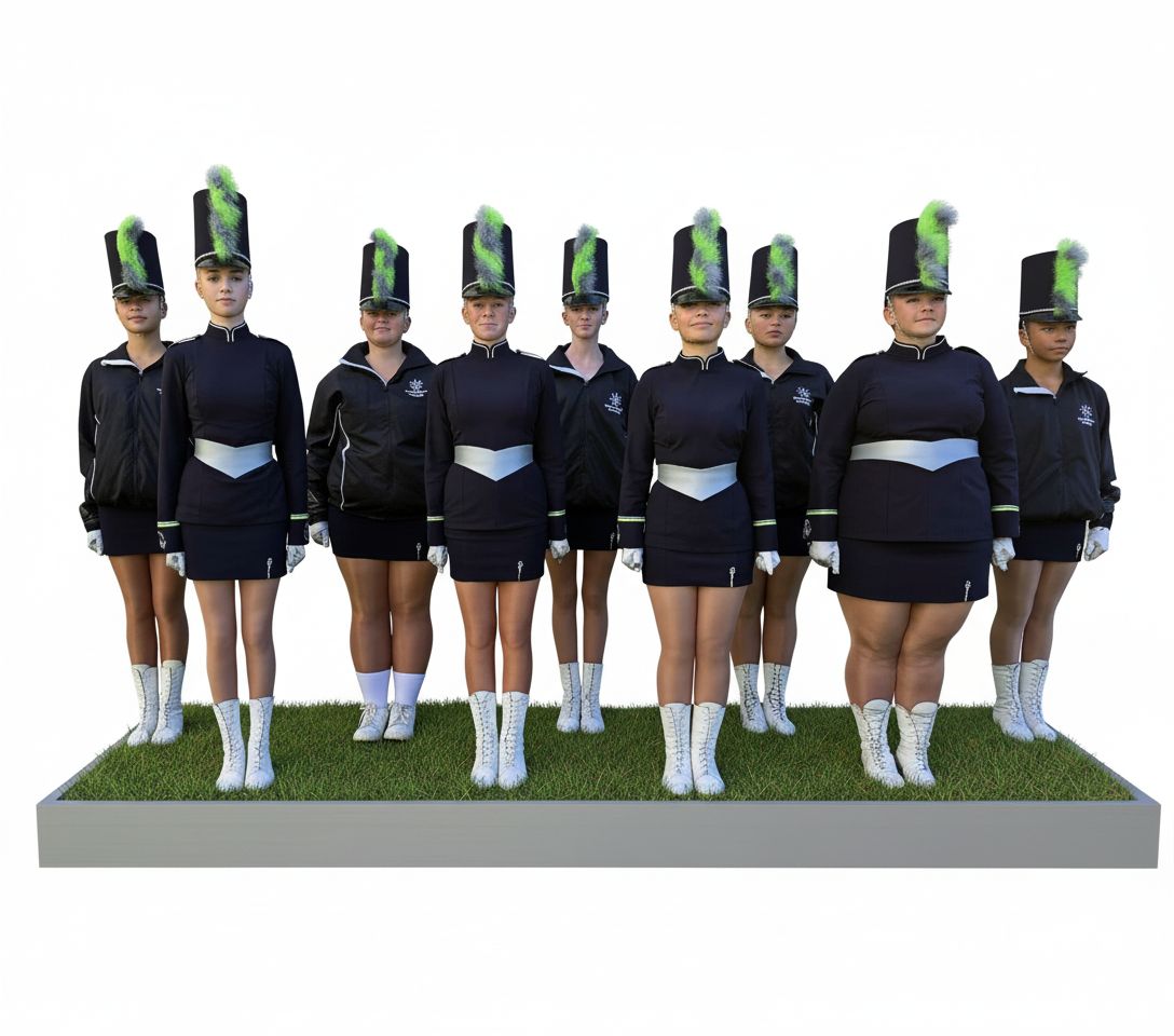 Marching Band Members Figurines free 3D printable STL