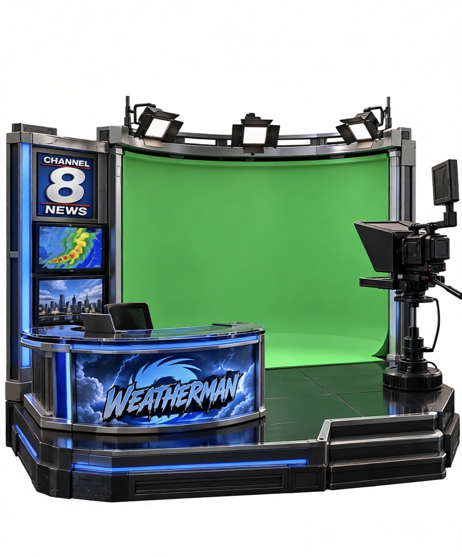 News Weather Desk Model free 3D printable STL