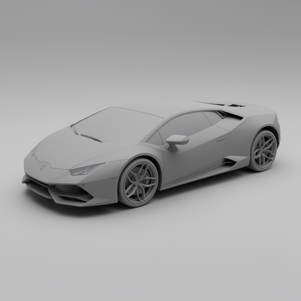 Lamborghini Huracan STO Model free 3D printable STL