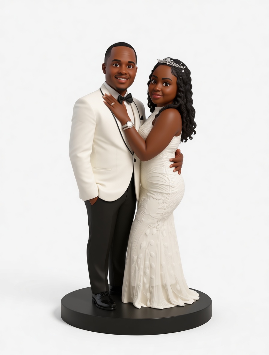 Wedding Couple Figurine free 3D printable STL