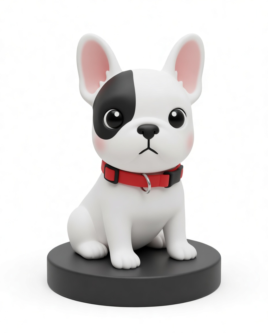 French Bulldog Figurine free 3D printable STL