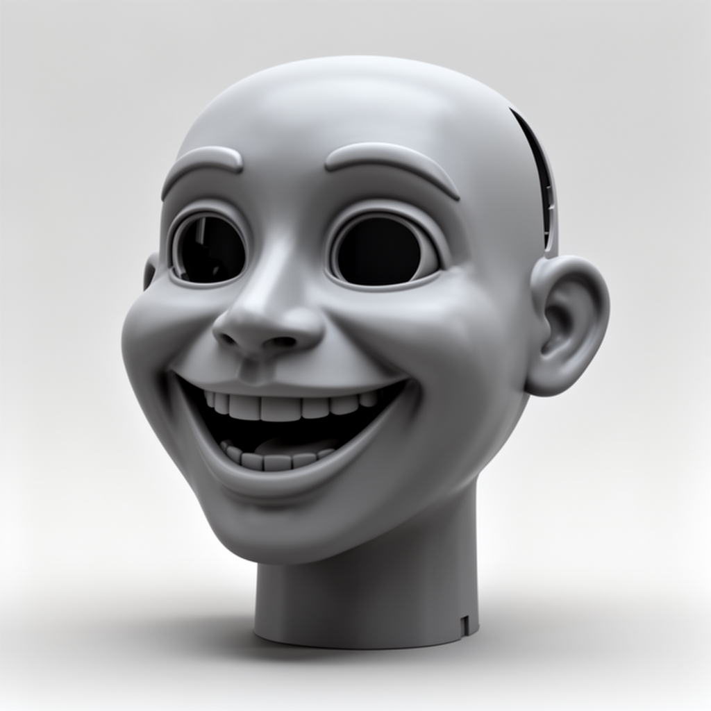Ventriloquist Doll Head Bust free 3D printable STL