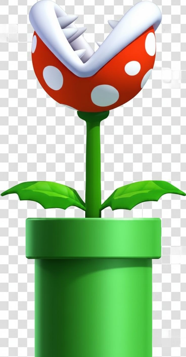 Piranha Plant Figurine free 3D printable STL