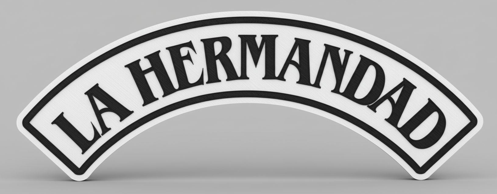 La Hermandad Sign free 3D printable STL