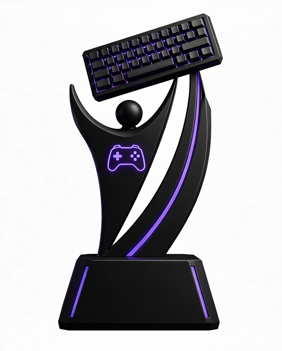 Gaming Keyboard Trophy free 3D printable STL