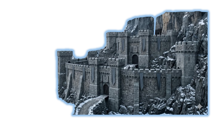 Medieval Stone Castle Model free 3D printable STL
