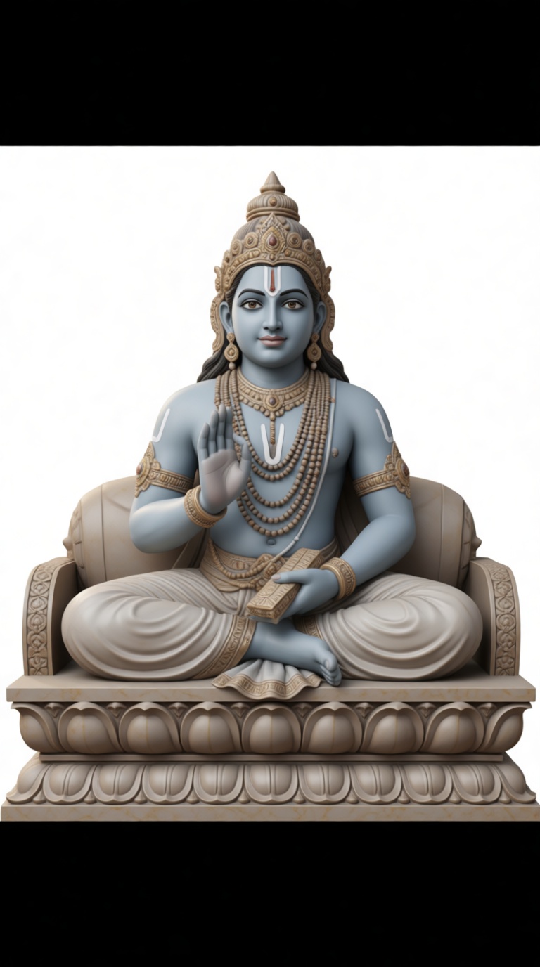 Lord Vishnu Statue free 3D printable STL