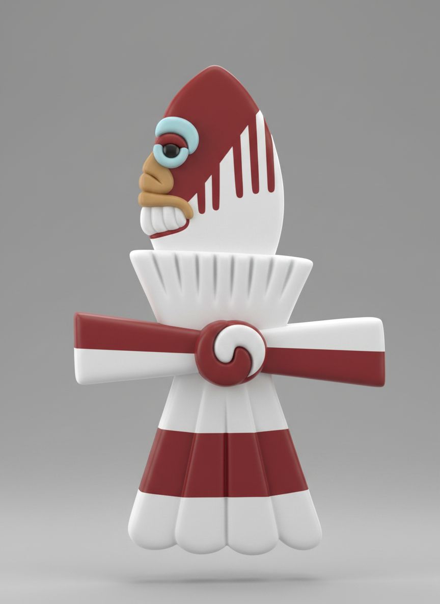 Native American Kachina Doll free 3D printable STL