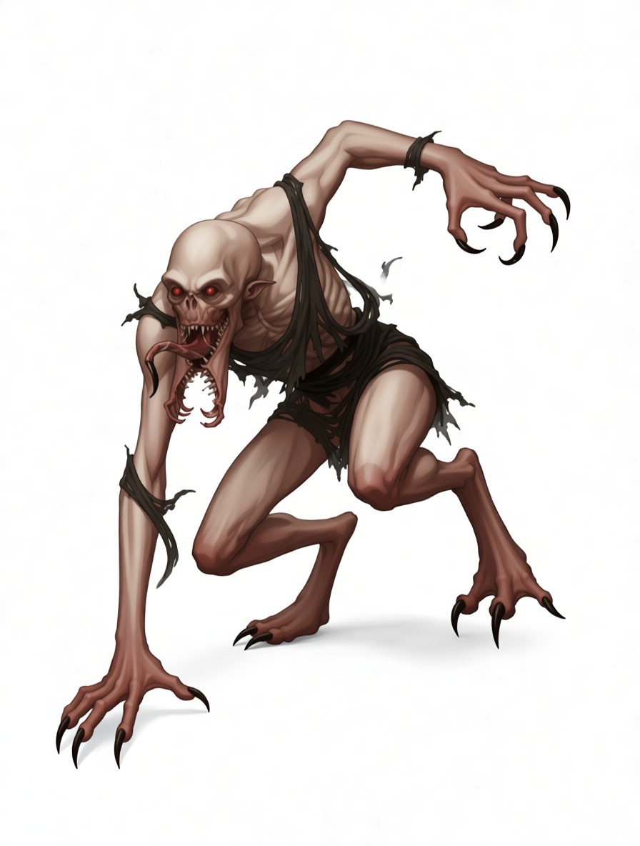 Ghoul Monster Figurine free 3D printable STL