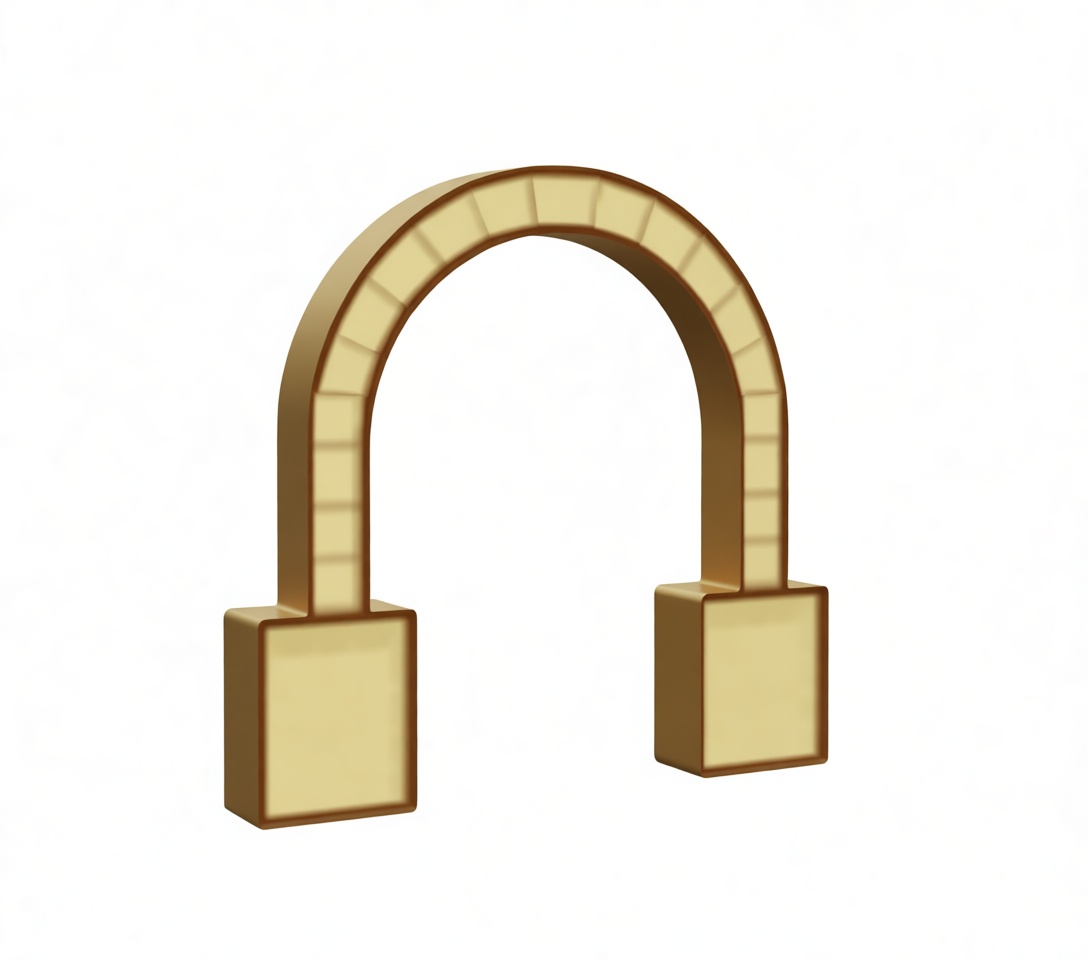 Arched Stone Doorway Model free 3D printable STL