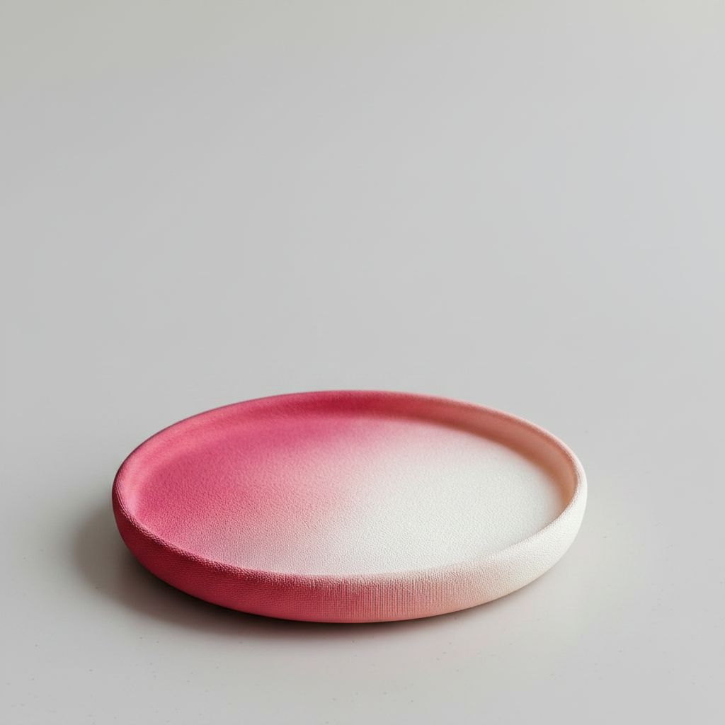 Gradient Round Plate free 3D printable STL