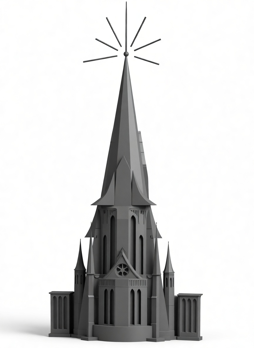 Frozen Elsa Castle Model free 3D printable STL