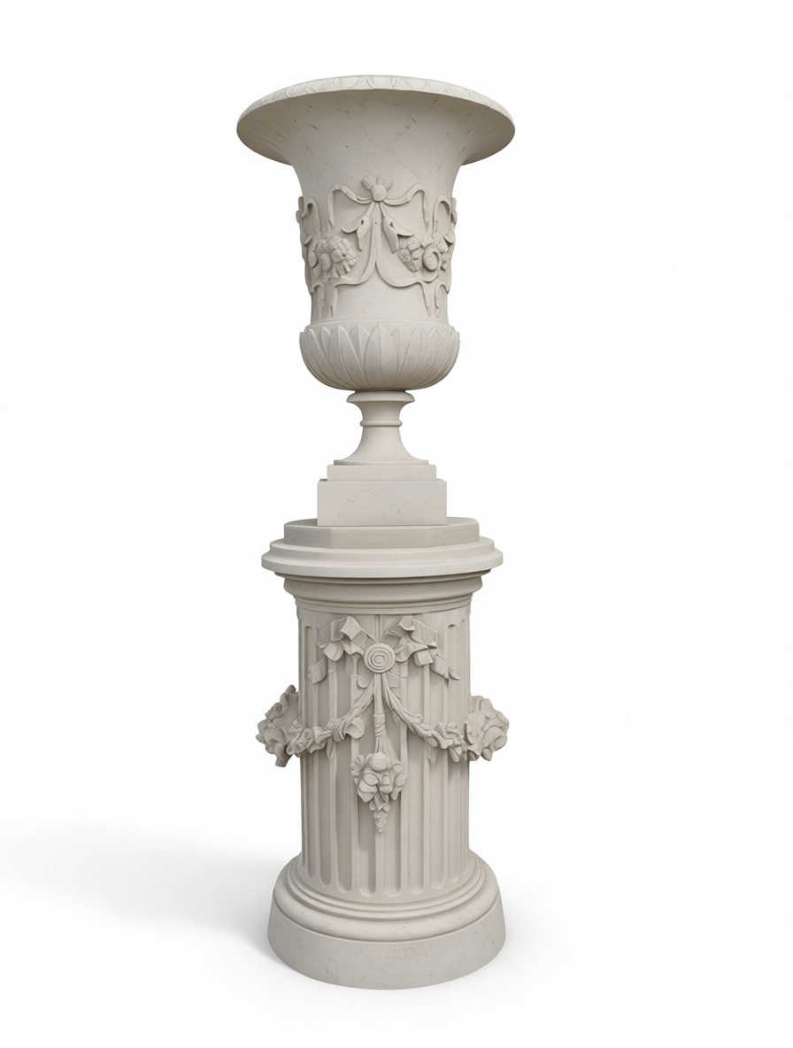 Neoclassical Urn Sculpture free 3D printable STL