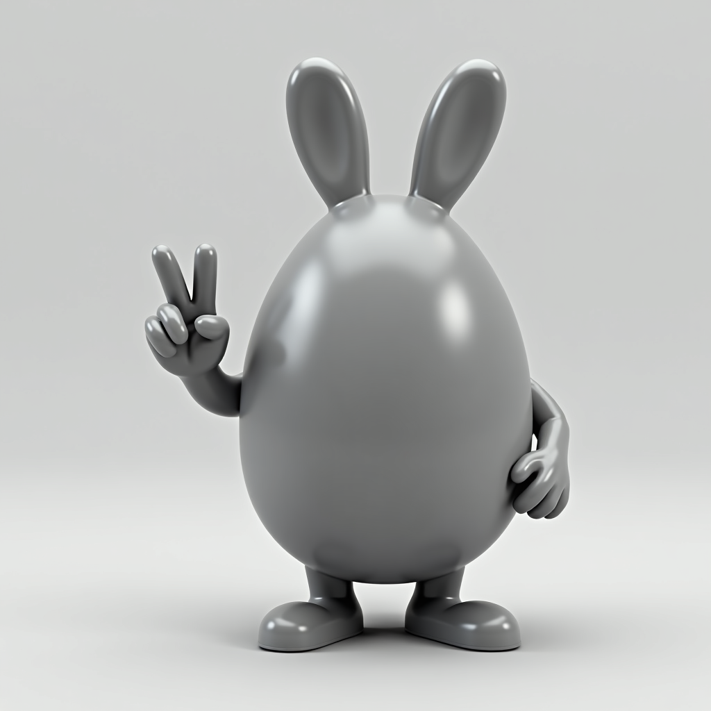 Egg Character Figurine free 3D printable STL