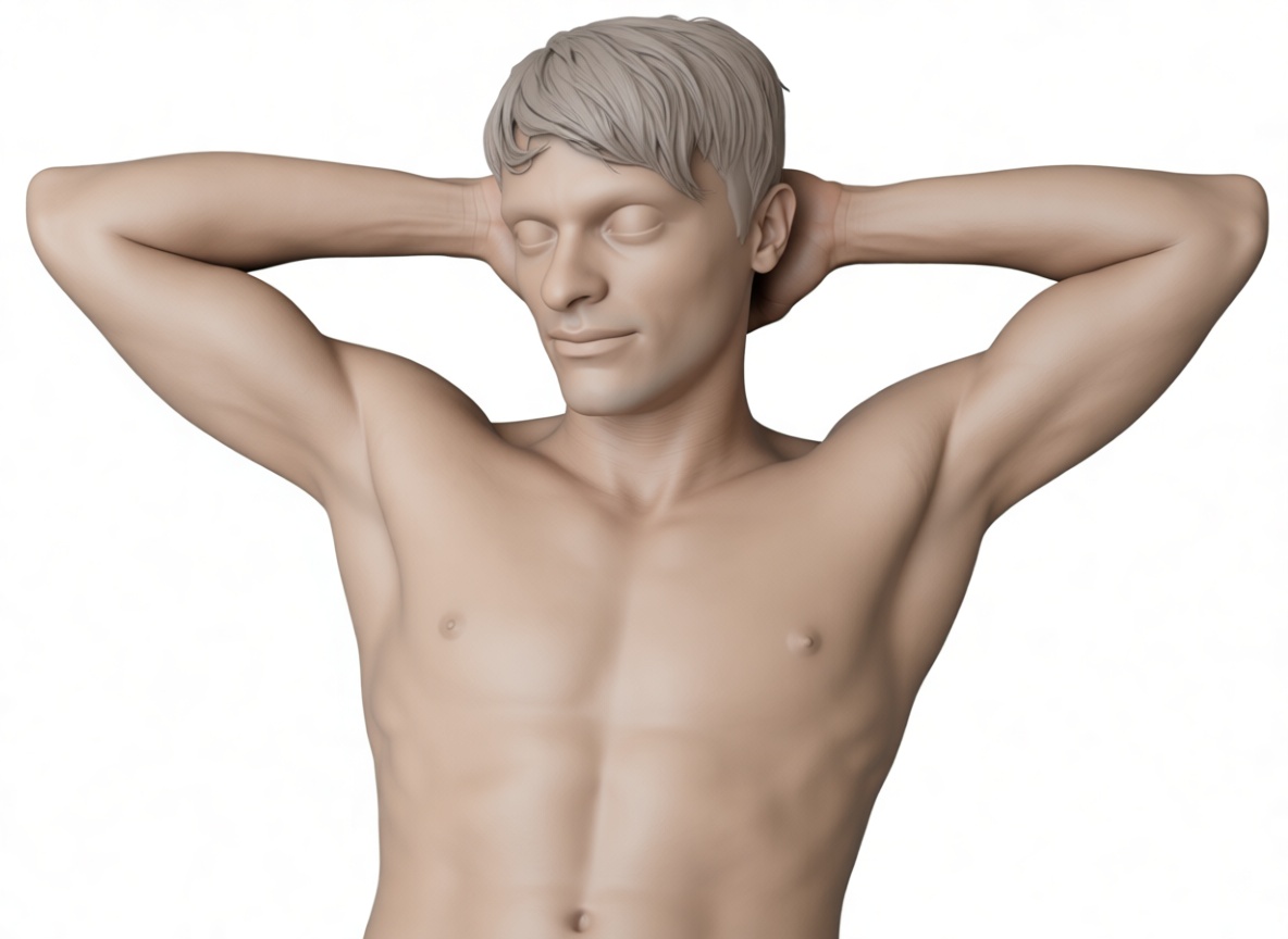 Relaxed Male Figure free 3D printable STL