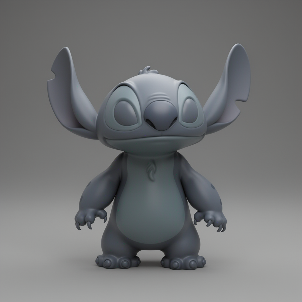 Stitch Character Figurine free 3D printable STL