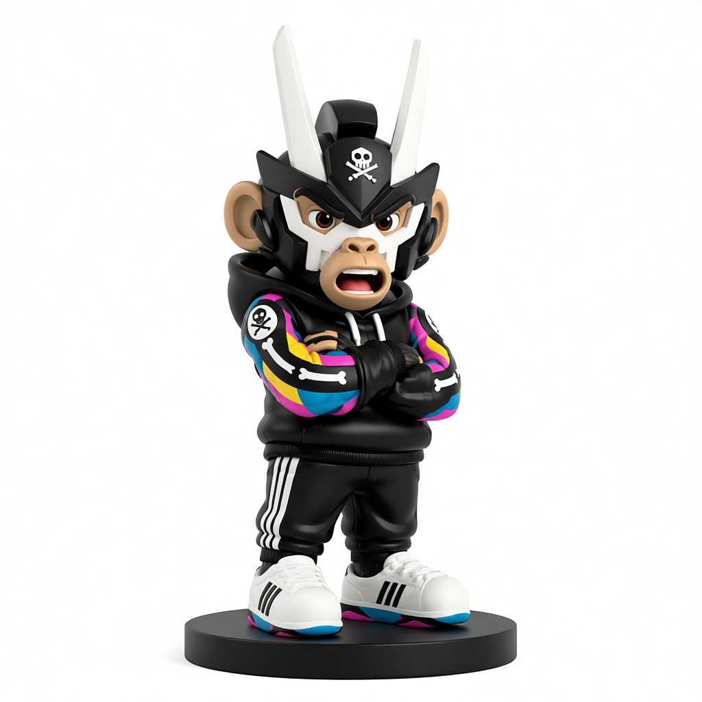 Skull Monkey Figurine free 3D printable STL