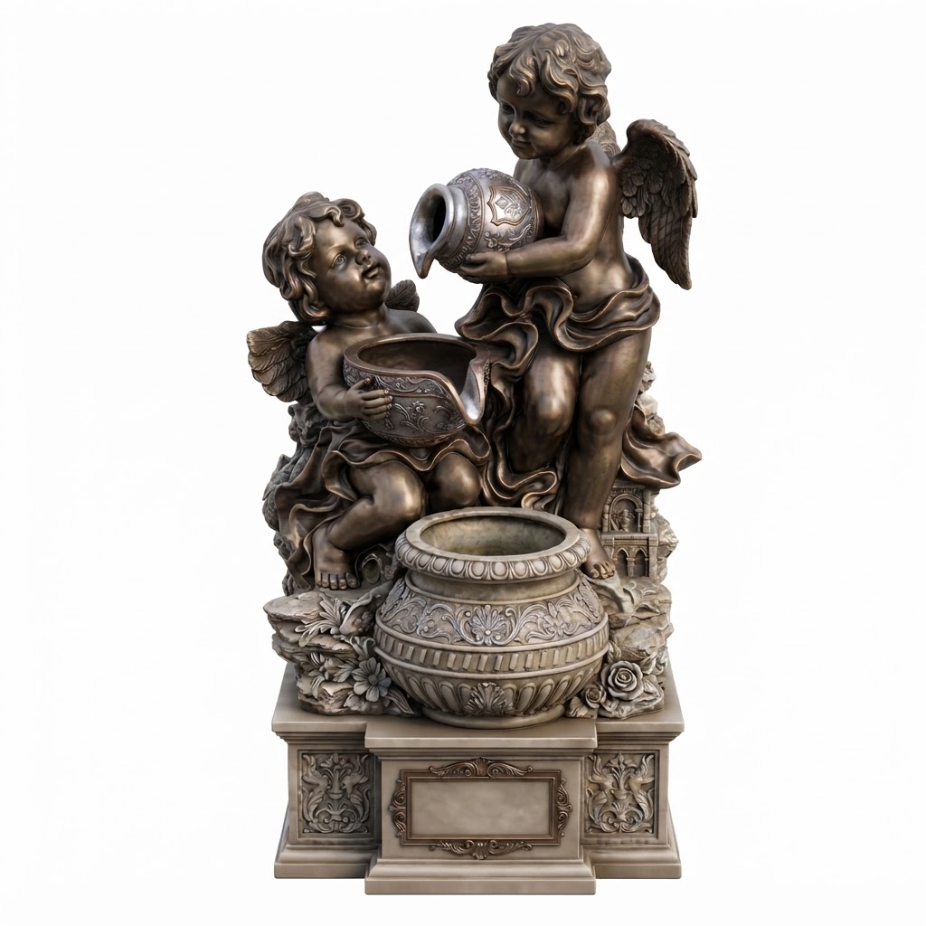 Cherub Statue Figurine free 3D printable STL