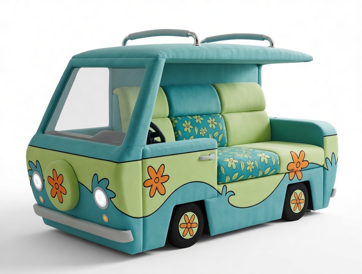 Mystery Machine Sofa free 3D printable STL
