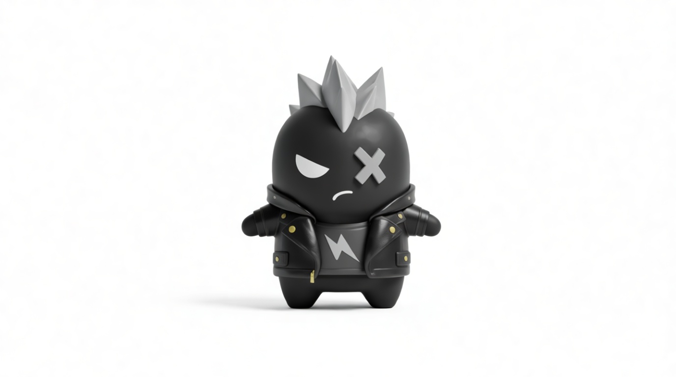 Punk Rock Mini Figure free 3D printable STL