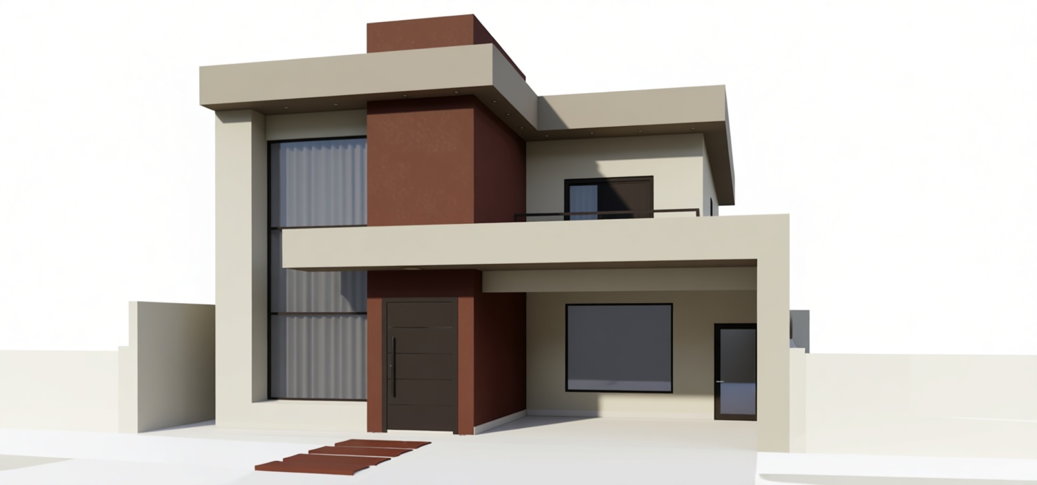 Modern House Model free 3D printable STL
