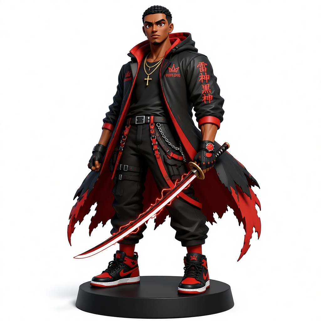 Urban Samurai Figure free 3D printable STL