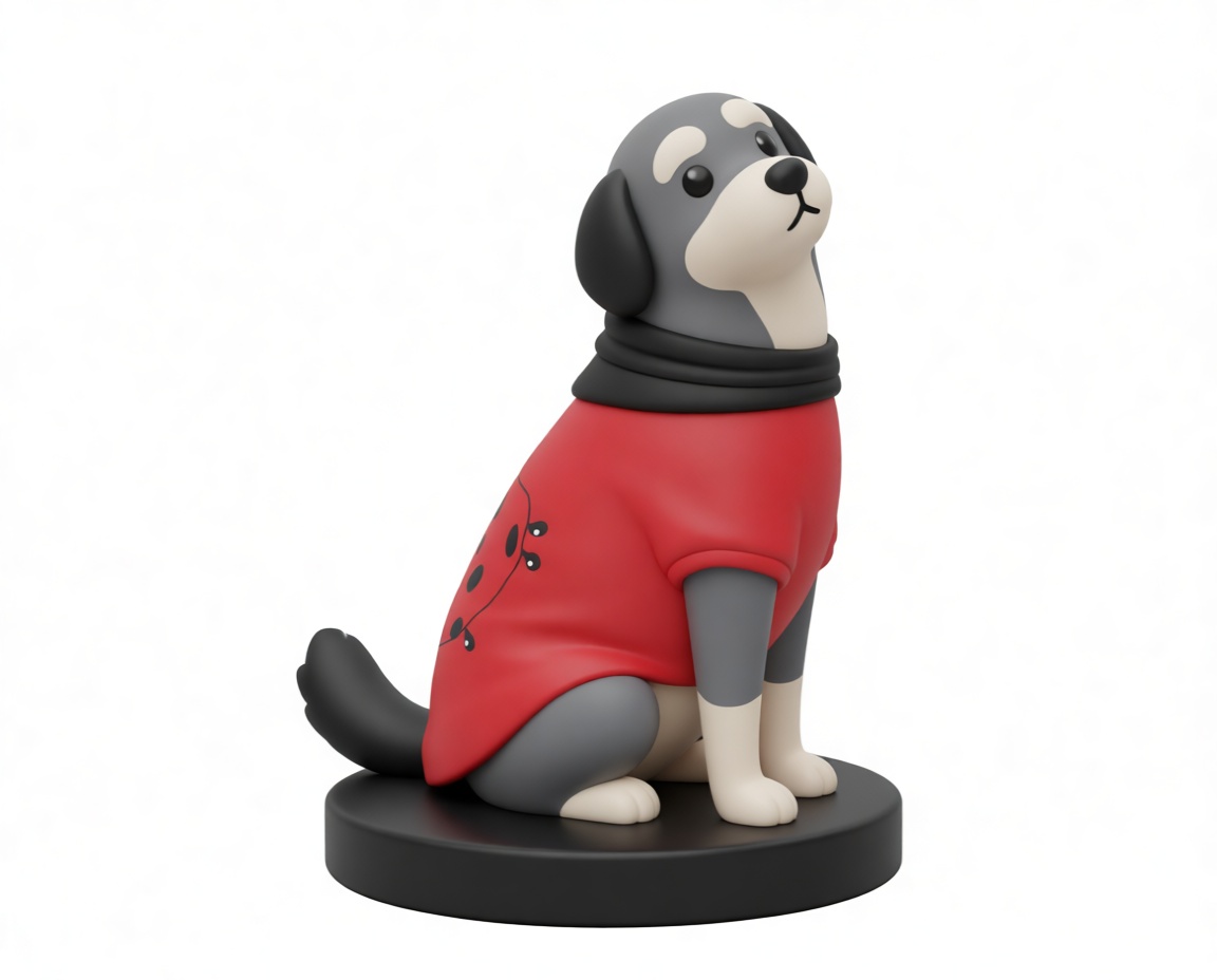 Cartoon Dog Figurine free 3D printable STL