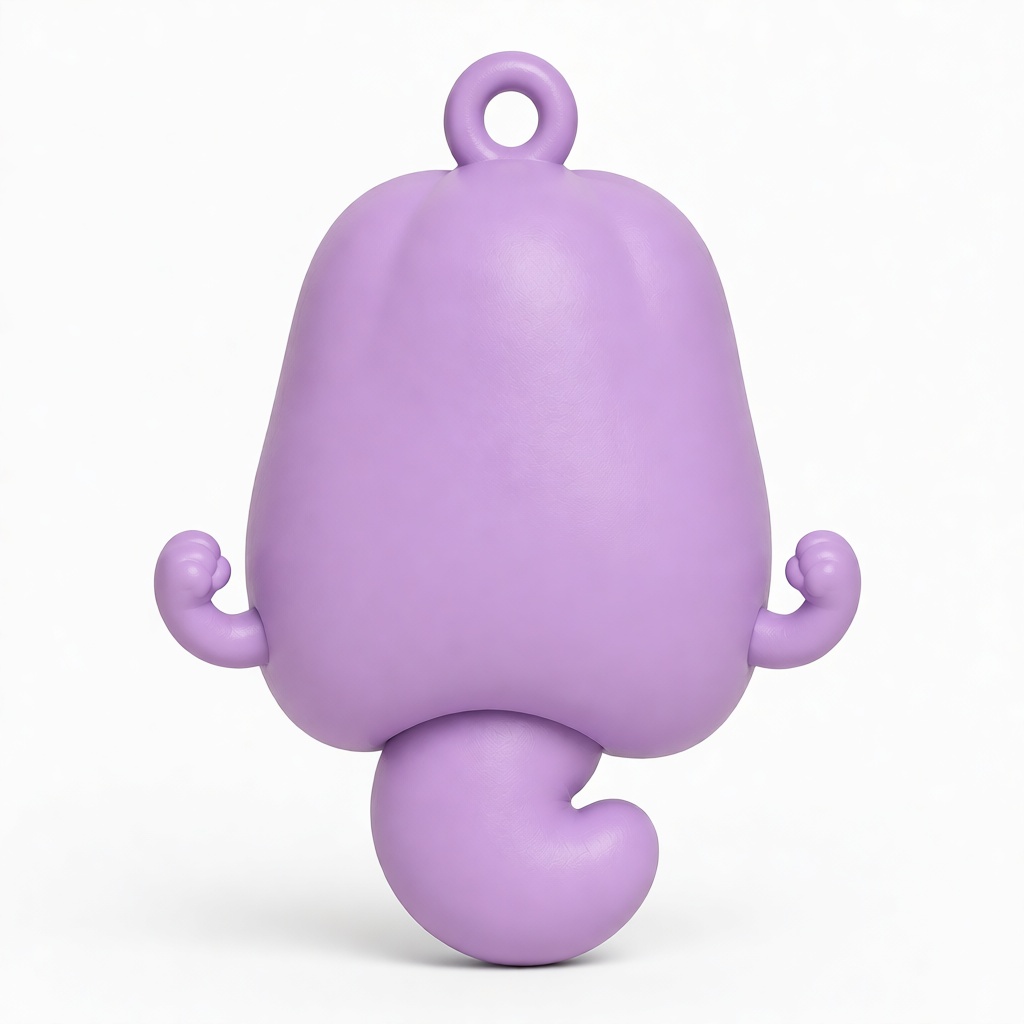 Kirby Keychain Figurine free 3D printable STL