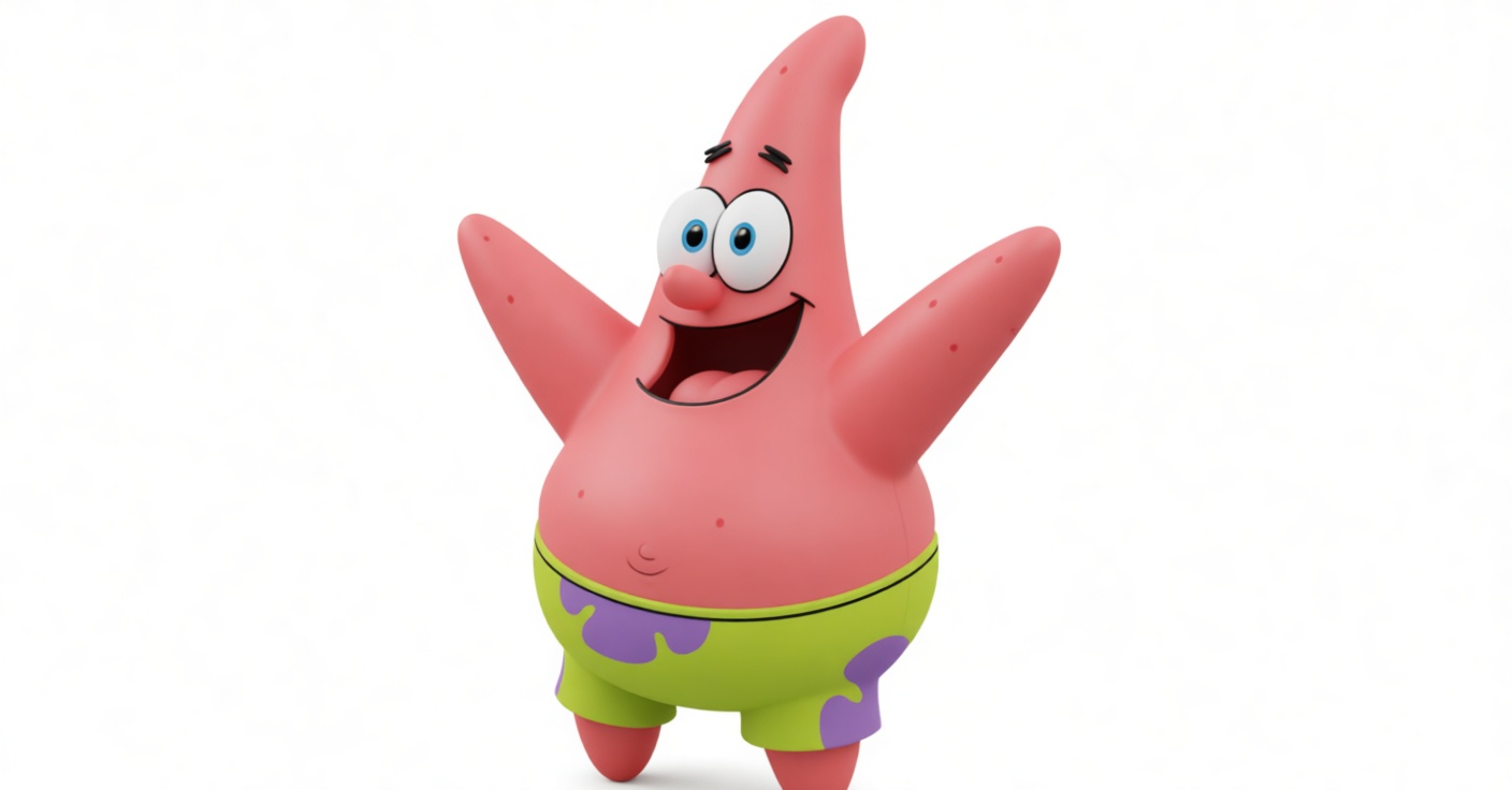 Patrick Star Figurine free 3D printable STL