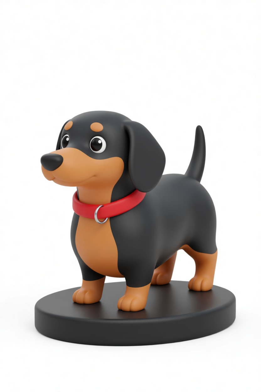 Dachshund Figurine free 3D printable STL