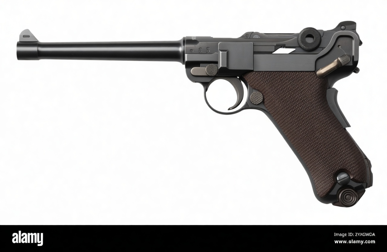 Luger P08 Pistol Model free 3D printable STL