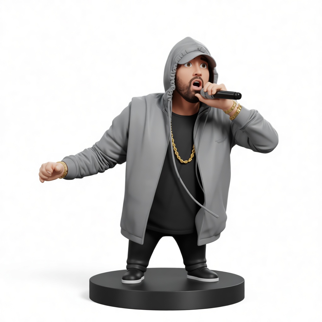 Rapper Figurine free 3D printable STL