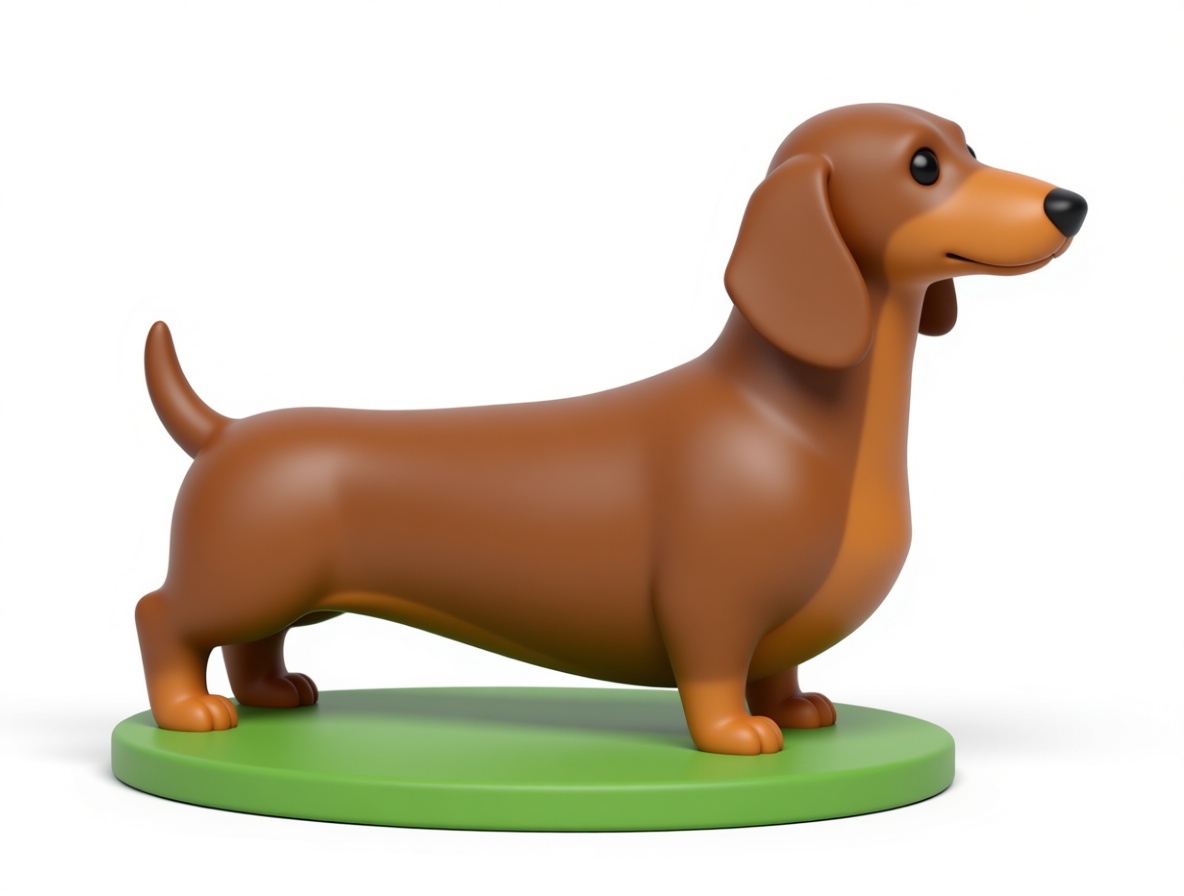Dachshund Dog Figurine free 3D printable STL