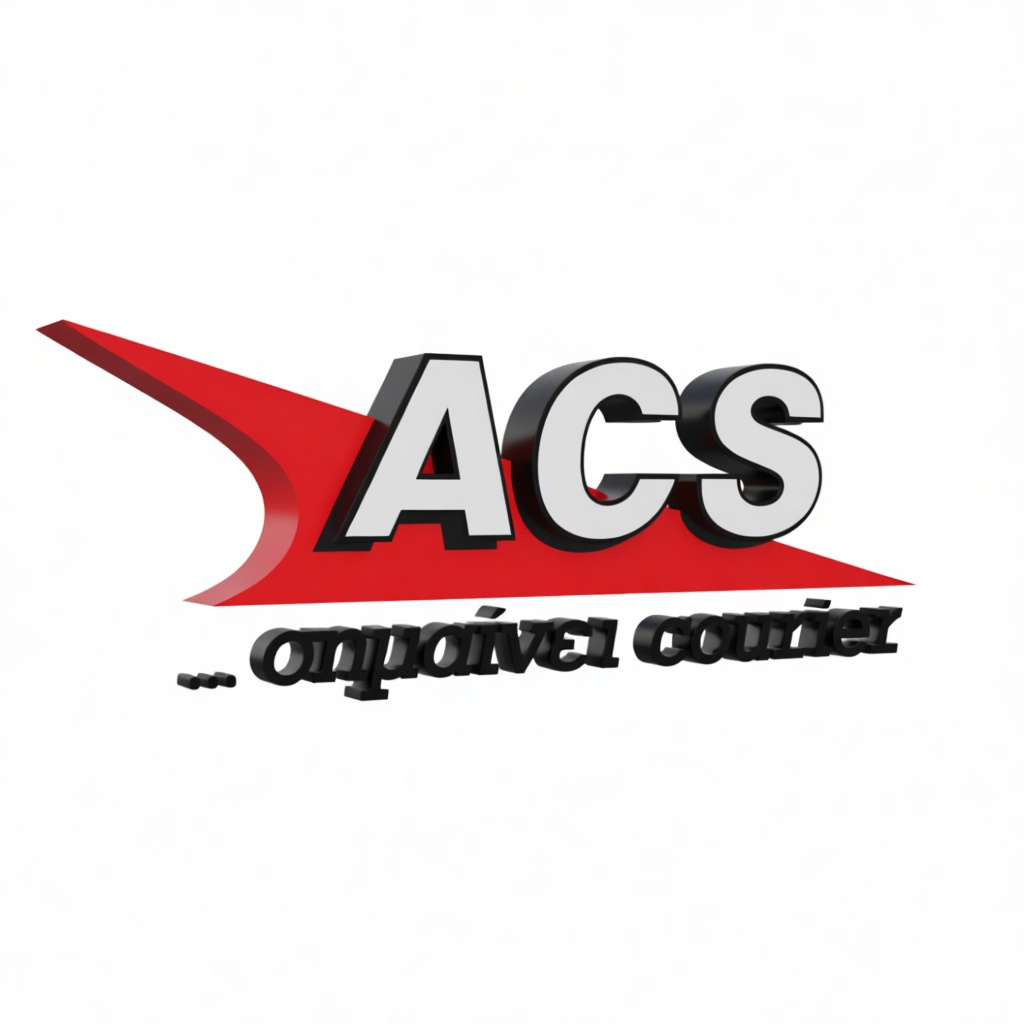 ACS Courier Logo Model free 3D printable STL
